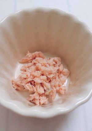 【離乳食 中期】鮭 フレーク-レシピのメイン写真