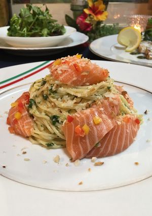 *最強ブラジルナッツの若返り冷製パスタ*-レシピのメイン写真