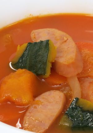 かぼちゃとにんじんジュースのスープ-レシピのメイン写真