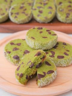 ザクホロ!抹茶×チョコディアマンクッキー-レシピのメイン写真