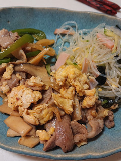 豚肉とエリンギと玉子の炒め物-レシピのメイン写真