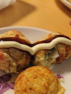 お好み焼きの粉でタコ焼-レシピのメイン写真