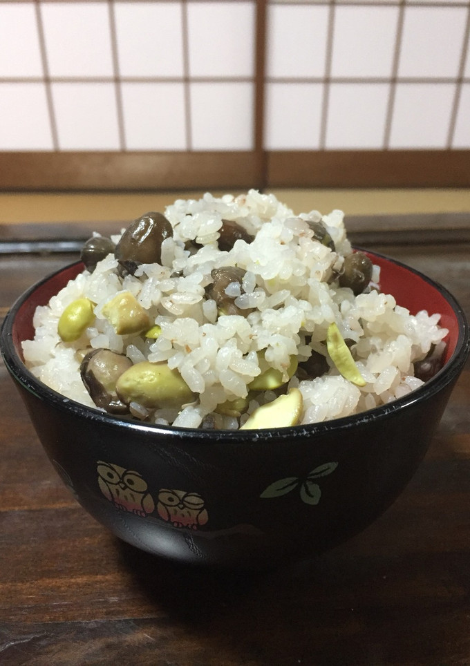 農家の食卓〜丹波の黒豆の枝豆で豆ご飯〜-レシピのメイン写真