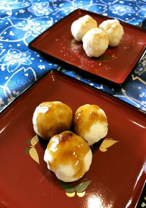 レンジで簡単！ヘルシー月見団子-レシピのメイン写真