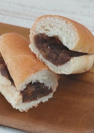 【間食に】あんドライフルーツコッペ-レシピのメイン写真