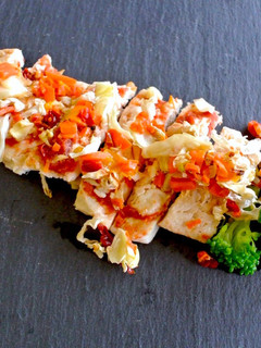 フードドライヤーでドライ野菜のささみピザ-レシピのメイン写真