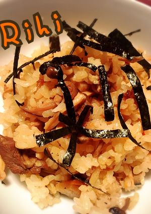 キノコたっぷり炊き込みご飯-レシピのメイン写真