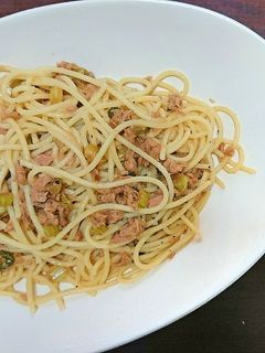 簡単!セロリとツナの和風パスタ-レシピのメイン写真