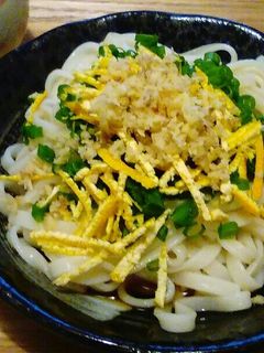 みかんの皮のぶっかけうどん-レシピのメイン写真