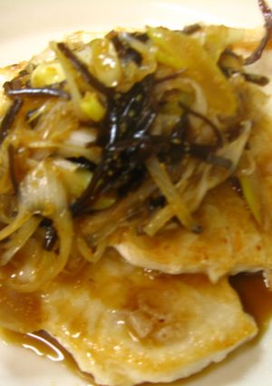 カジキ鮪の葱ソース-レシピのメイン写真