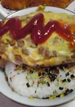 朝ご飯にピッタリ☆早業☆納豆オムレツ（丼？）-レシピのメイン写真