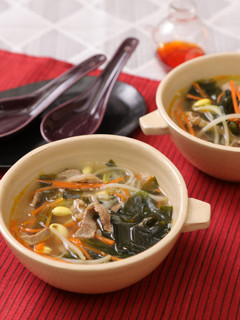 わかめと豆もやしの韓国風わかめスープ-レシピのメイン写真