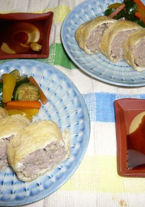 油揚げロール焼売-レシピのメイン写真