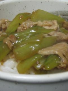 豚とチンゲン菜の中華丼-レシピのメイン写真