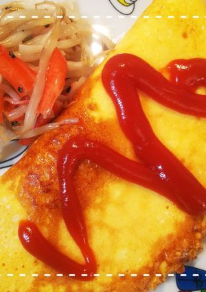 泡だて器で簡単！プレーンチーズオムレツ-レシピのメイン写真