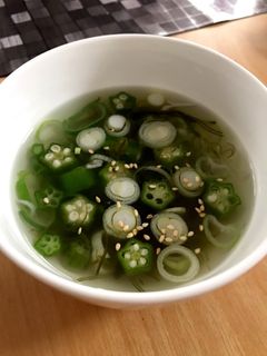 オクラとめかぶのほっこりスープ-レシピのメイン写真