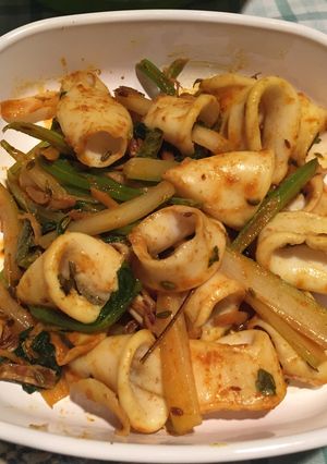 イカのカレー炒め-レシピのメイン写真
