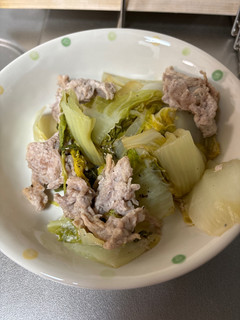 簡単！豚肉と白菜の煮物-レシピのメイン写真