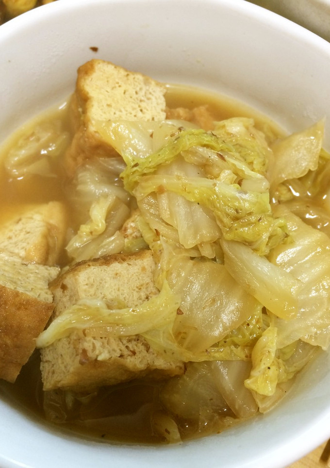 ほっこり♪クタクタ白菜と厚揚げの煮物-レシピのメイン写真