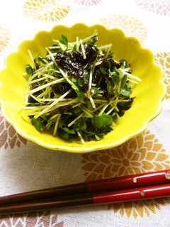 ☺簡単♪かいわれ大根の海苔の佃煮和え☺-レシピのメイン写真