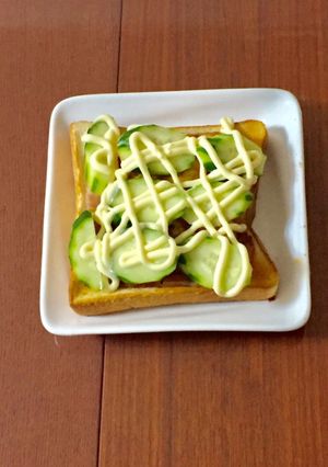 私の美味しすぎる簡単トースト！-レシピのメイン写真