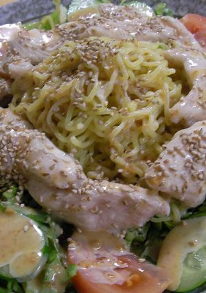 ボリューム満点ラーメンサラダ-レシピのメイン写真