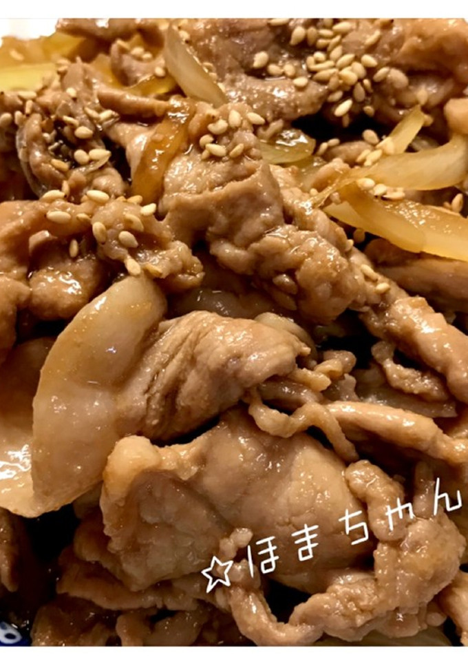簡単♪豚こま☆しょうが焼き☆-レシピのメイン写真