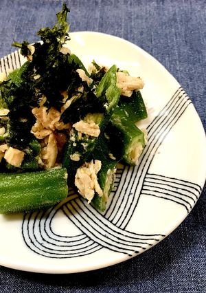 ☆おくらとサラダチキンの中華和え-レシピのメイン写真