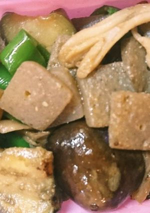 簡単( ˙-˙ )bこんにゃく味噌炒め-レシピのメイン写真