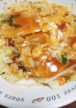 キャベツモヤシの卵とじ中華あんかけ-レシピのメイン写真