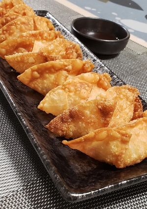 カニカマとツナの餃子♪-レシピのメイン写真