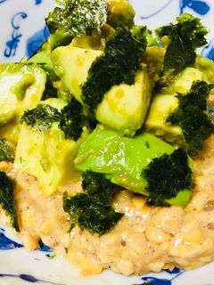 黒酢たっぷり アボカド納豆丼-レシピのメイン写真