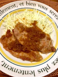 リンゴの季節の生姜焼き-レシピのメイン写真