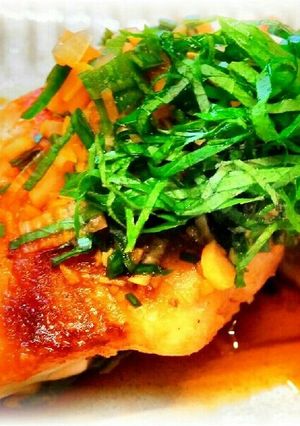 切り身魚の薬味たっぷり甘酢ソース-レシピのメイン写真