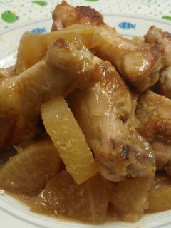 鶏手羽と大根deみそ煮-レシピのメイン写真