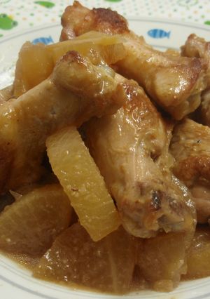 鶏手羽と大根deみそ煮-レシピのメイン写真