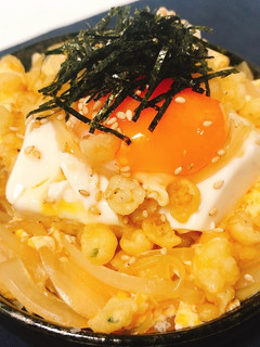一人暮らしの簡単豆腐たまご丼-レシピのメイン写真
