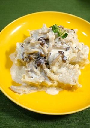 簡単！焼売としめじのクリーム煮-レシピのメイン写真