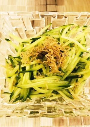 和えるだけ！きゅうりとじゃこのごま油和え-レシピのメイン写真