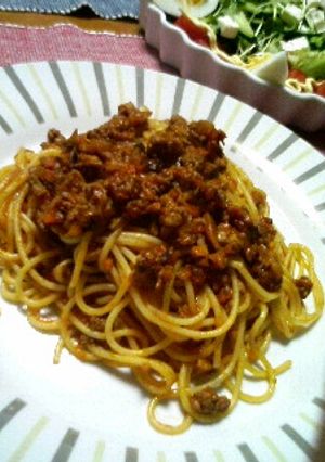 大好き☆ミートソーススパゲッティー-レシピのメイン写真
