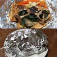 丹波シメジ、みすずうどんあげのホイル焼き