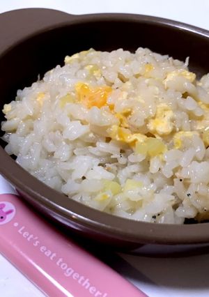 かつおダシから卵雑炊（子どもの発熱時に）-レシピのメイン写真