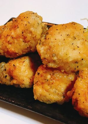 揚げずに簡単！レモンとバジルの香り揚げ-レシピのメイン写真