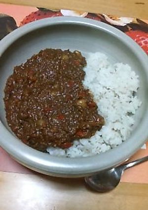 ひき肉と豆のカレー-レシピのメイン写真