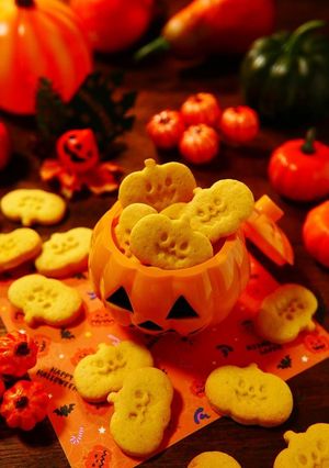 ジャック・オ・ランタンかぼちゃクッキー-レシピのメイン写真