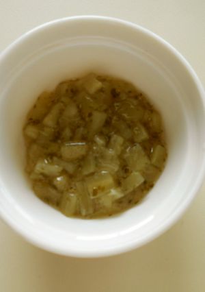 離乳食中期　なすとわかめの煮物-レシピのメイン写真