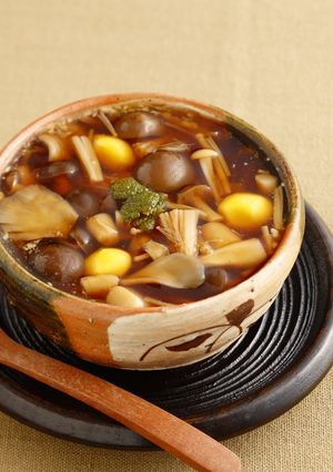 秋の味覚　きのこの茶碗蒸し-レシピのメイン写真