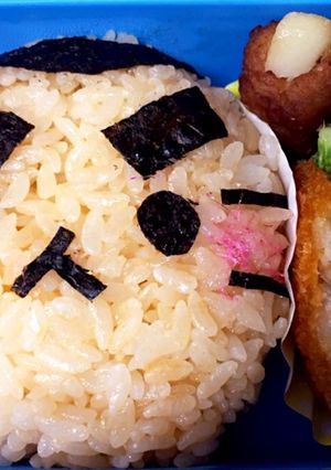 キャラ弁＊ねこねこ日本史【西郷隆盛】-レシピのメイン写真