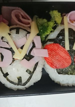 キャラ弁 仮面ライダージオウ+フォーゼ-レシピのメイン写真