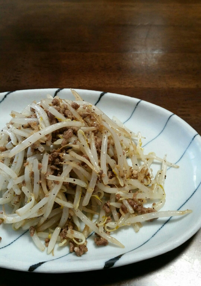 もやしの黒胡椒炒め-レシピのメイン写真